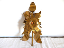 ANCIENNE APPLIQUE FLEUR Murale