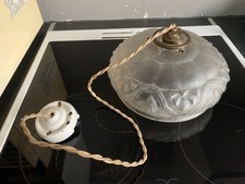 Ancien globe abat-jour globe