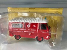VEHICULES LEGERS SAPEURS POMPIERS PEUGEOT J7C GUERIN ECHELLE 1/43
