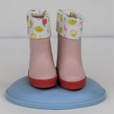 CHAUSSURES POUPEE BOTTES DE PLUIE COROLLE NEUF SOUS BLISTER CHERIES PAOLA REINA