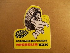 MICHELIN XZX Bibendum autocollant pneu 8 cm 1970 voiture course automobile auto