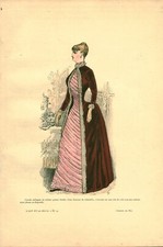 Gravure ancienne 1885 grande