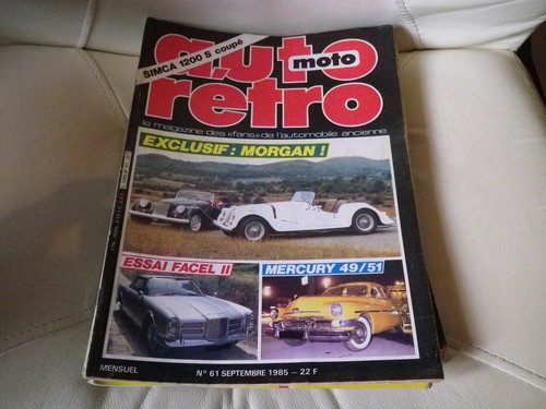 Auto retro moto de 1985 - auto, n°
