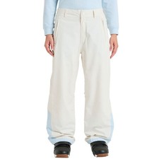 Roxy Steeply 10K Damen Pantalon De Ski Snowboard Hiver Neige Crème Blanc