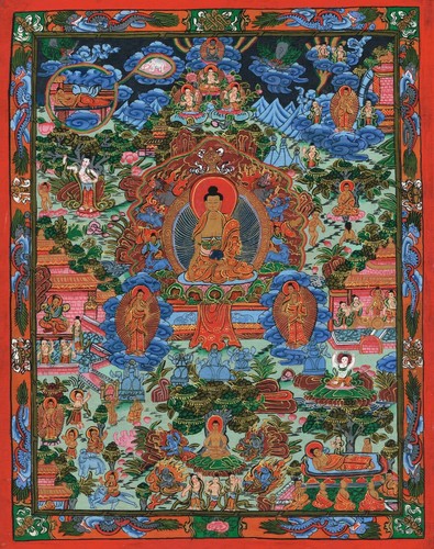 Fait main thangka - fait,