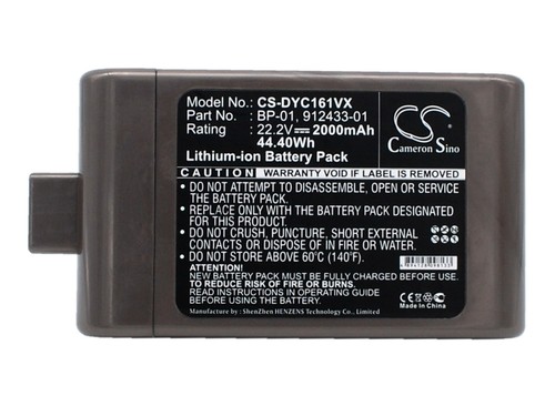 2000mah batterie pour dyson - batterie,