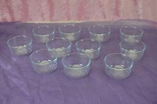 ANCIEN LOT DE 11 RAMEQUINS POT A CREME DESSERT ARCUISINE FRANCE