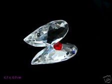 Aile D'Ange Avec Cœur En Cristal Véritable Neuf Avec Boîte !