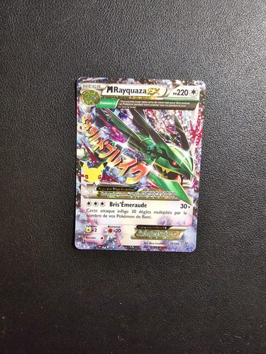 Carte pokémon rayquaza ex - carte, m