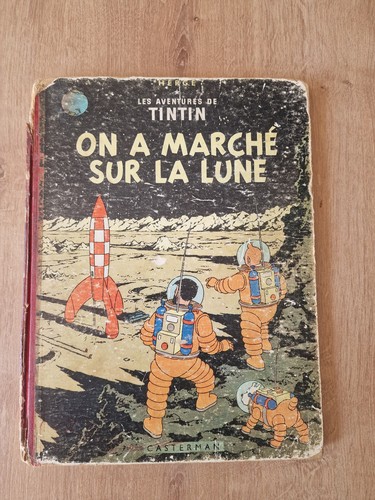 Tintin marché sur la - bd,
