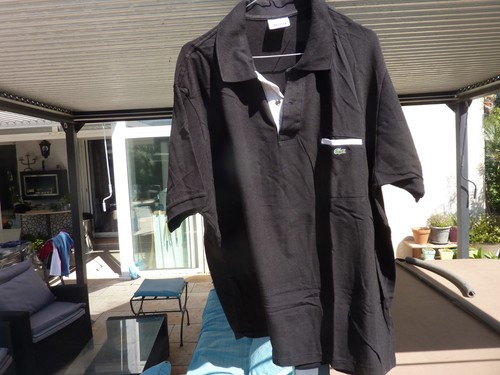 Polo lacoste noir avec - noir,
