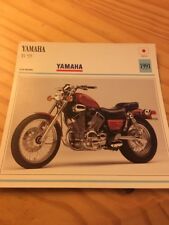 Yamaha Virago XV535 1991 XV 535 Carte moto Collection Atlas Japon