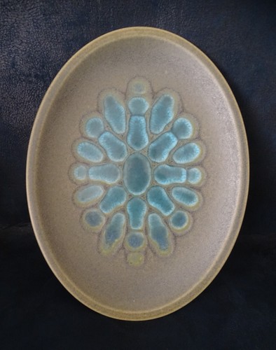 Rare assiette ovale céramique - ovale,