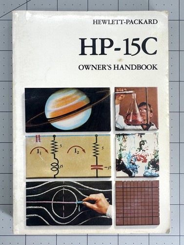 Hewlett packard 15c owner - hp-15c, owner's