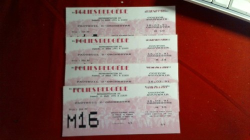 Billets des folies bergere - des,