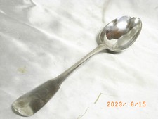 GRANDE CUILLERE RAGOUT ARGENT MASSIF FERMIERS GENERAUX ANCIEN COUVERT 18é SPOON