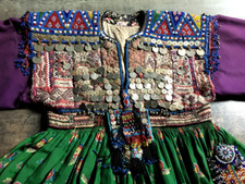 RARE ANCIENNE ROBE TRADITIONNELLE AFGHANISTAN ROBE ETNHIQUE VINTAGE