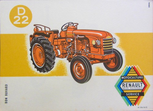 Renault tracteur agricole 22 - d,