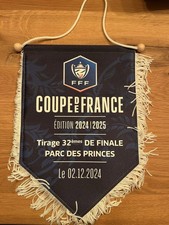 Fanion Tirage Coupe De France 2025 32eme Finale No PSG FFF