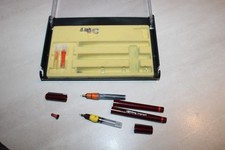 boite et éléments rotring  rapidograph