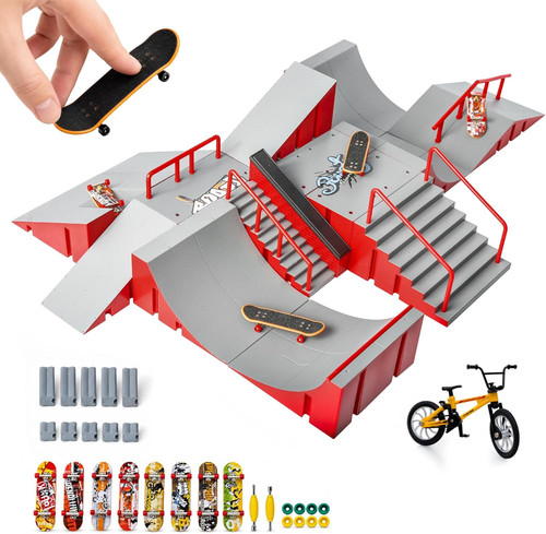 Finger skateboard park - kit, for
