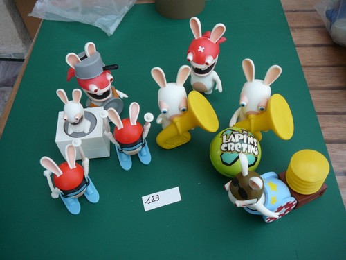 129 lot lapins crétins 9 - -,