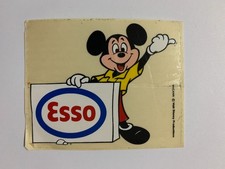 STICKER VINTAGE ESSO MICKEY