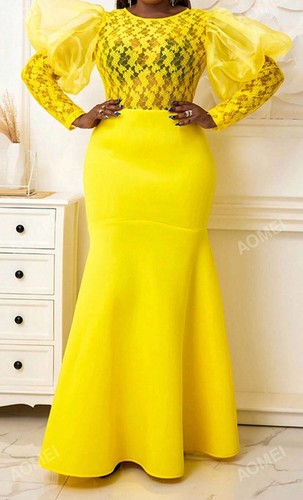 Robe soirée manches gigot - de,