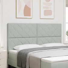 Tête lit velours - tête, mobilier