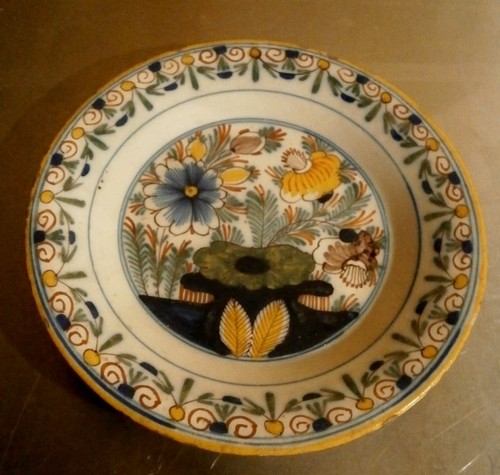 Ancienne assiette delft - assiette, en