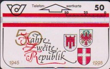 AUTRICHE 1945-1995 DEUXIEME