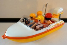 PLAYMOBIL - REF 4144 BATEAU DE PLAISANCE - LOISIR YACHT + 4 PERSONNAGES -