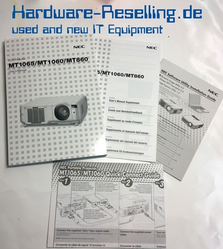 Nec lcd projecteur - user's, mode