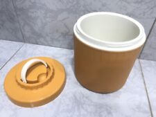 Thermos glacière ancienne GIOSTYLE orange Italie - Déco vintage style années 70