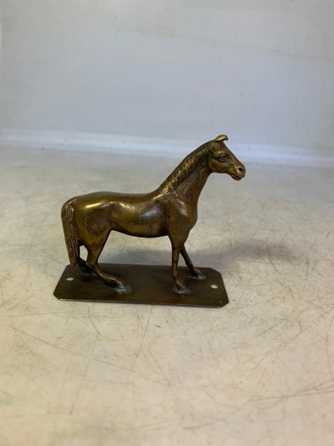 Ancien bronze decor cheval - decor,