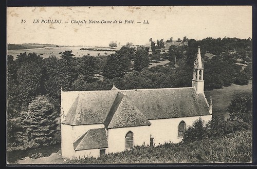 Cpa pouldu chapelle - pouldu,,