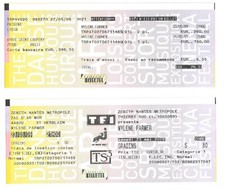 RARE / TICKET BILLET CONCERT - MYLENE FARMER : LIVE NANTES FRANCE 2009 + FACTURE