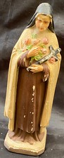 STATUE SAINTE THERESE  PLATRE