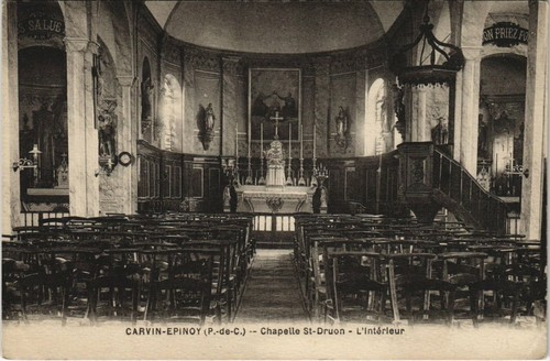 Cpa carvin epinoy chapelle - cpa,