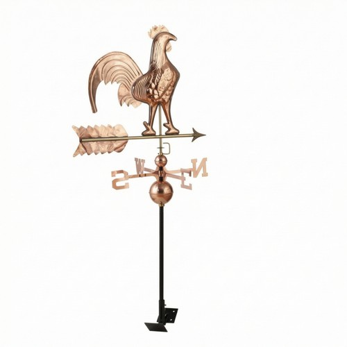 Girouette avec coq - coq, métallique
