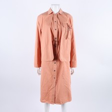 HERMES Robe chemise longue