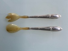 Couverts à salade - Corne et Argent ? - Poinçons