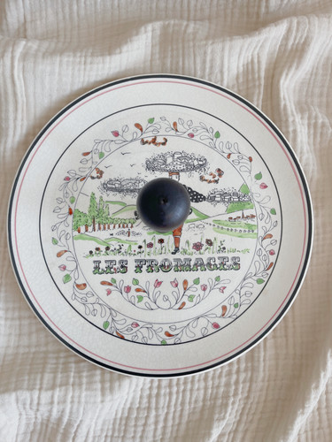 Vintage gien france cheese - france,