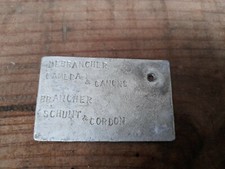 plaque identification