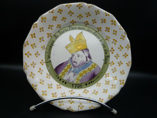 Ancienne rare assiette - et,