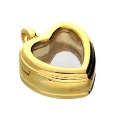 Médaillon coeur en verre