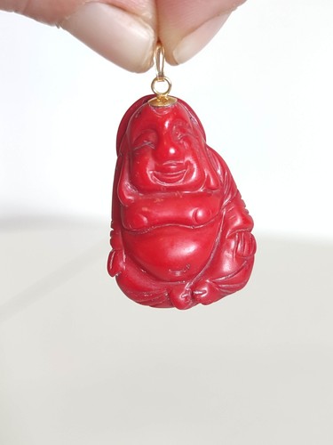 Pendentif bouddha rieur en - pendentif,