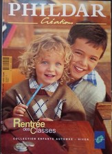 § catalogue laine tricot PHILDAR n° 293 enfants 1997 - Snoopy, Spider man