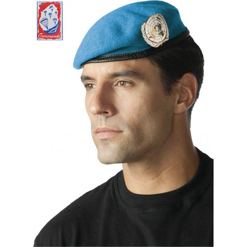 Béret commando bleu - o.n.u.,