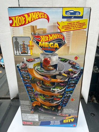 Hot wheels city mega - hot, garage